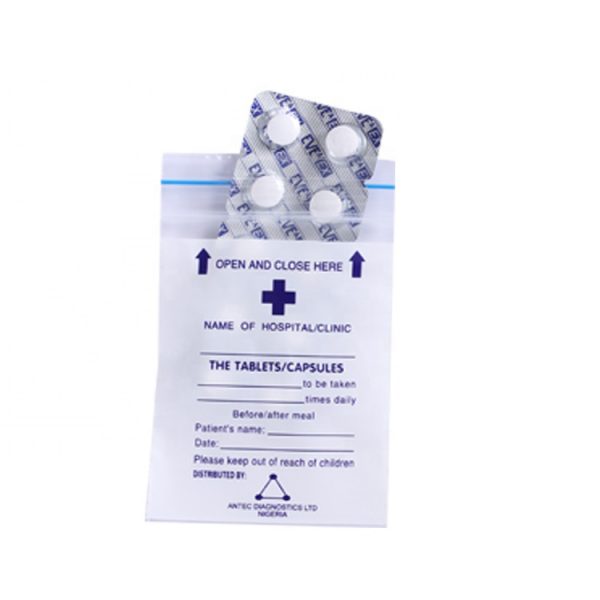 Clinical disposable plastic biohazard waste bag specimen transport bags