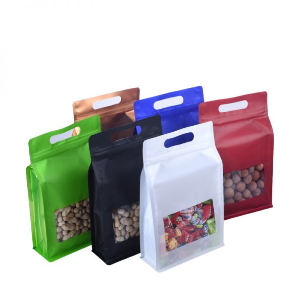 Portable Plastic Zip Lock Bags Resealable Snack Spice Sugar  Pouches