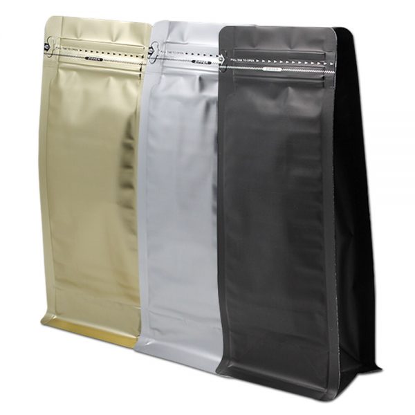 Heat Seal Aluminum Foil Stand Up Zip Mylar Coffee Food Bags - Image 2
