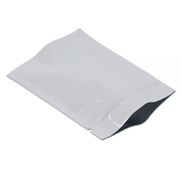 Glossy Flat Zip Aluminum Foil Lock Bags Seal Pack Mylar - Image 2