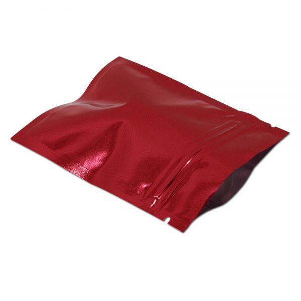 Glossy Flat Zip Aluminum Foil Lock Bags Seal Pack Mylar - Image 4