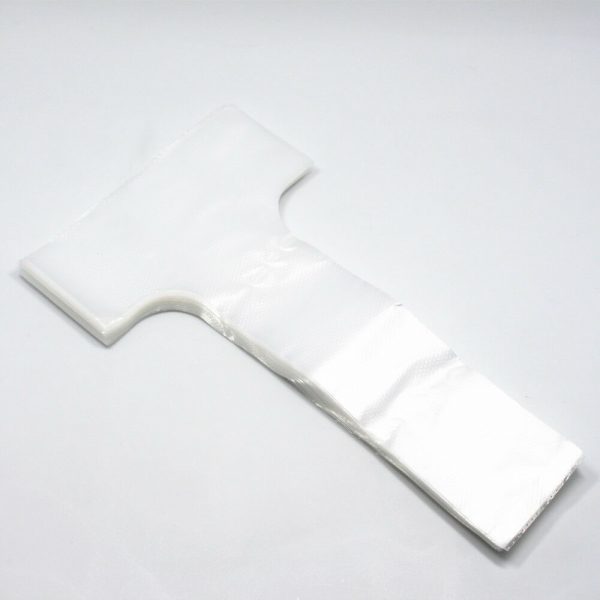 Plastic Clear T Shape & T-Shirt Retail Drinks Shop Tea Coffee Beverage Pack Bags - Image 4