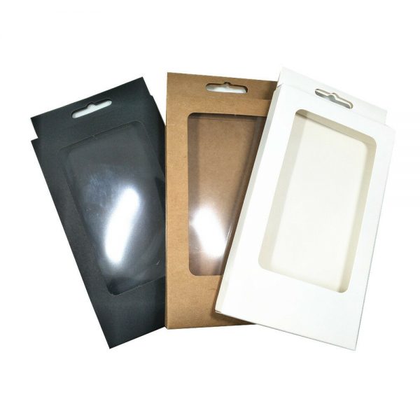 Phone Case Screen Protector Film Packaging Kraft Paper Boxes