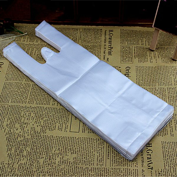 Plastic Clear T Shape & T-Shirt Retail Drinks Shop Tea Coffee Beverage Pack Bags - Image 7