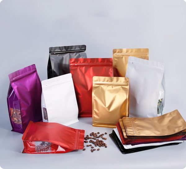 Food Tea Coffee Zip Lock Plastic Bags Packaging Bags