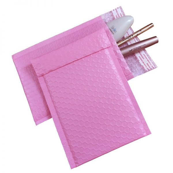 Light Pink Poly Bubble Mailer Padded Envelope self seal mailing bag bubble envelope Shipping envelope