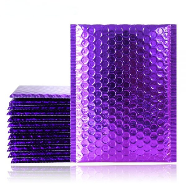 Speedy Mailers Purple Poly Bubble Mailers Aluminum Foil Bags Padded Envelopes Self Seal Bubble Envelope Shipping Mailer